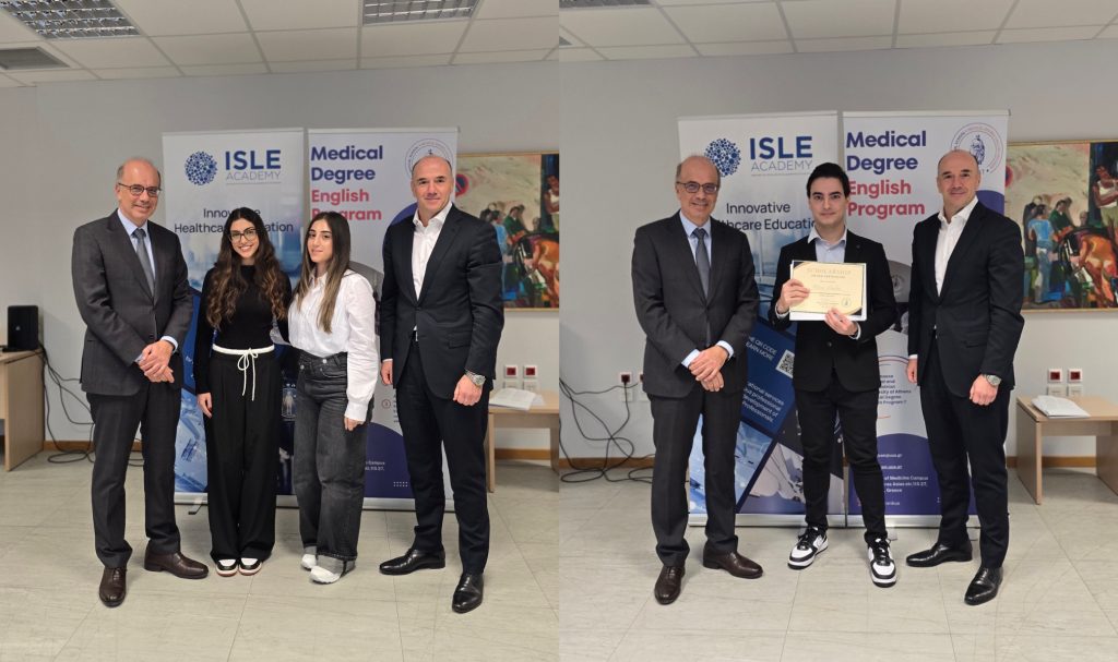Awarding of the First Scholarships of the Medical Degree English Program